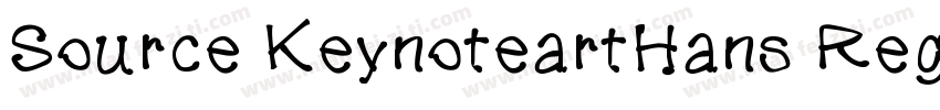 Source KeynoteartHans Regular GBpc 字体转换